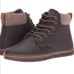 Dr. Martens Womens Maelly Brown Lace Up Leather Casual Chukka Ankle Boot Size 7